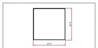 1002-1 — Square aluminium tubes