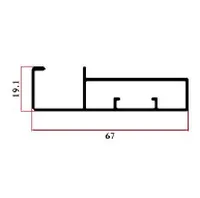 2117FW — Sliding-door track profiles