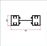 2545-16A — Wardrobe sliding-door frames
