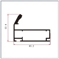 DH-W1012A — G-shape cabinet handles