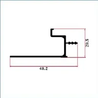 FW-H010 — J/C-shape handle profiles