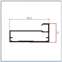 FWIJ010A — Sliding-door track profiles