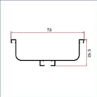 FWLO01F — Aluminium U-channels