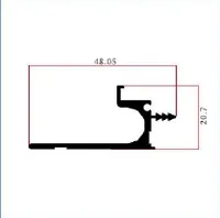 FWQ002 — Sliding-door track profiles