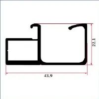 FWS-008 — G-shape cabinet handles