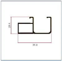 FWS-008A — Sliding-door track profiles