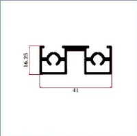 FWS-033 — Sliding-door track profiles