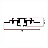 FWS-035 — Sliding-door track profiles