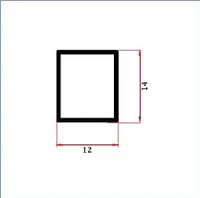 FWS-042 — Rectangular aluminium tubes