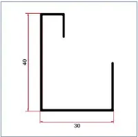 FWS-070 — Aluminium U-channels