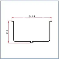 FWS-074 — Aluminium U-channels
