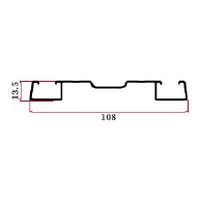 FWS-080 — Wardrobe sliding-door frames