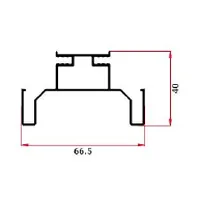 FWS-085 — Wardrobe sliding-door frames