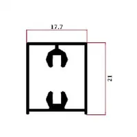FWS-096 — Rectangular aluminium tubes