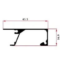 FWS-115 — Sliding-door track profiles