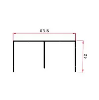 FWS-120 — Sliding-door track profiles