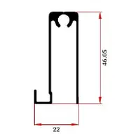 FWS-123 — Sliding-door track profiles