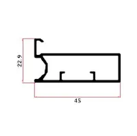 FWS-123 — Wardrobe sliding-door frames