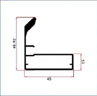 FWS-134 — G-shape cabinet handles