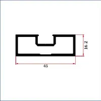 FWS-135 — Rectangular aluminium tubes