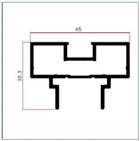 FWS-207 — Sliding-door track profiles