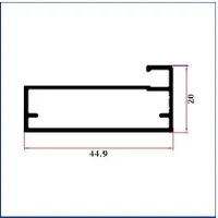 FWY-45 — Wardrobe sliding-door frames