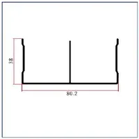 HSK02 — Sliding-door track profiles