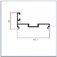 ICHR-2545 — Sliding-door track profiles