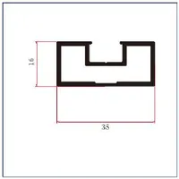 ICVR-3516 — Sliding-door track profiles