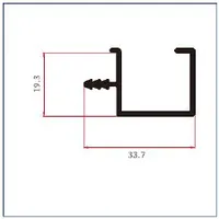 K1381 — J/C-shape handle profiles