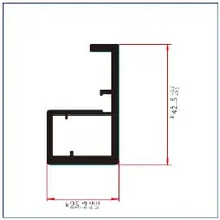 K2082 — Wardrobe sliding-door frames