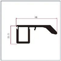 K2188 — G-shape cabinet handles