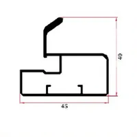 K2343 — Wardrobe sliding-door frames
