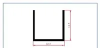 SIB044 — Aluminium U-channels
