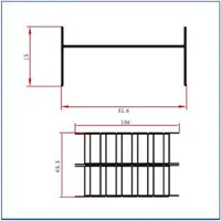 SK-GF-556-B — Window & door frame sections