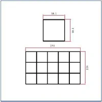 SK-GF-608-X — Square aluminium tubes