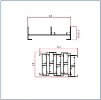 SK-WD-073 — Window & door frame sections