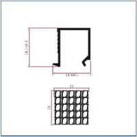 SK-WD-665-1 — Window & door frame sections