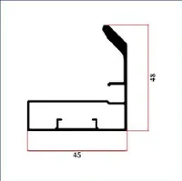 TAPS-206A — G-shape cabinet handles