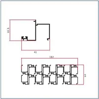 YK-BU015 — Window & door frame sections