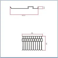 YK-BU022 — Aluminium flat bars